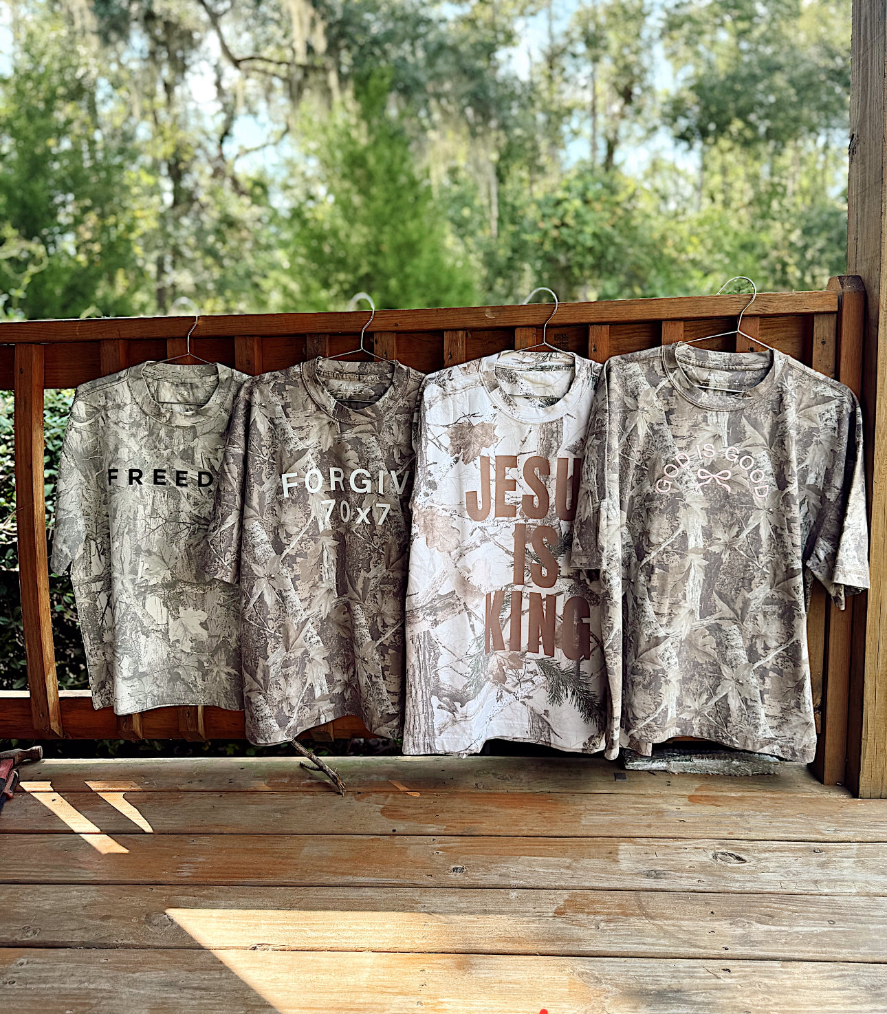 Camo Boxy Tee – Farewell Finch