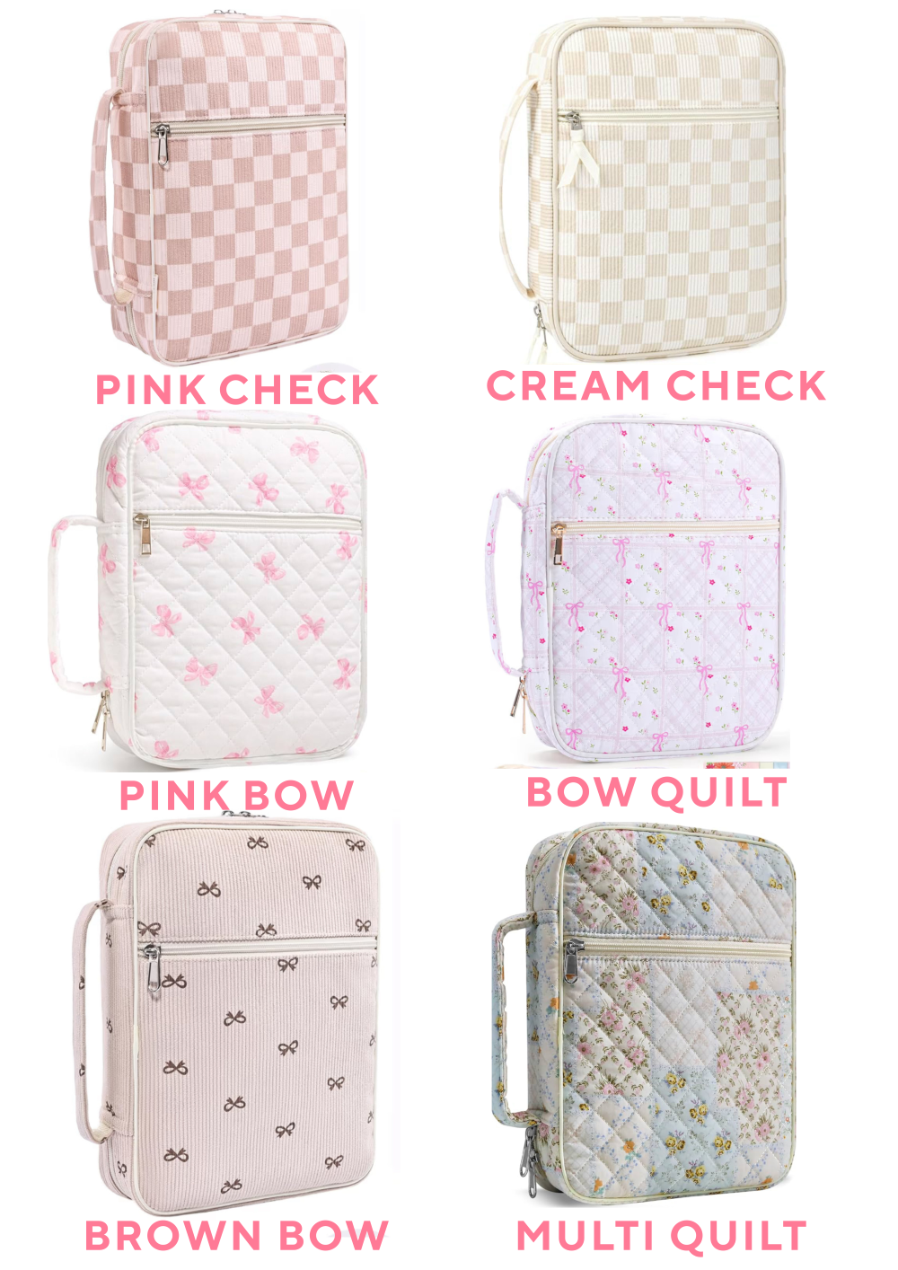 Embroidered Bible Bags