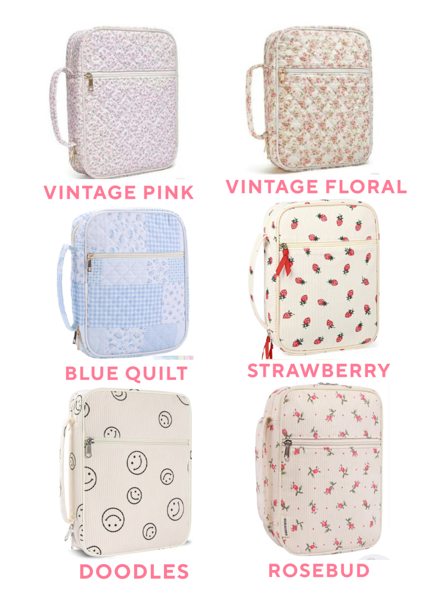 Embroidered Bible Bags